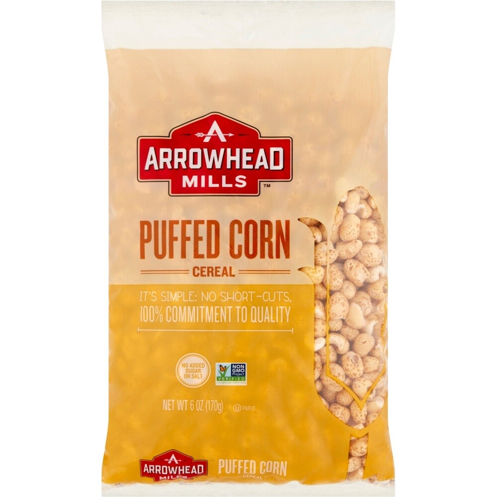 Arrowhead Mills Puffed Corn Cereal, 6 Oz