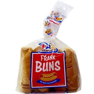 Pas Yisroel Frank Buns, 8 Ct, 14 Oz