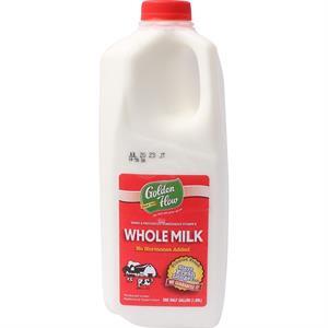 Golden Flow Whole Milk, 64 Oz