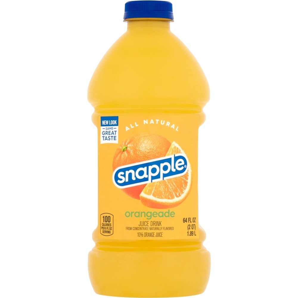 Snapple All Natural Orangeade Juice Drink, 64 Oz