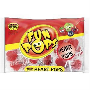 Paskesz Fun Pops Heart Pops, 12 Oz