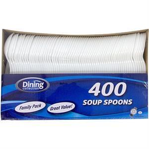 Dining Collection Heavy Duty Soup Spoons, 400 Pc
