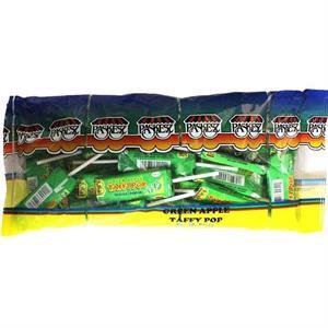 Paskesz Green Apple Taffy Pop, 10.5 Oz