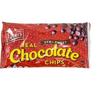 Lieber's Semi-Sweet Real Chocolate Chips, 9 Oz