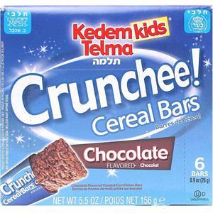 Kedem Telma Kids Chunchee Chocolate Flavored Cereal Bars, 6 Pk, 0.9 Oz