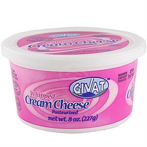 Givat Whipped Cream Cheese Pasteurized, 8 Oz