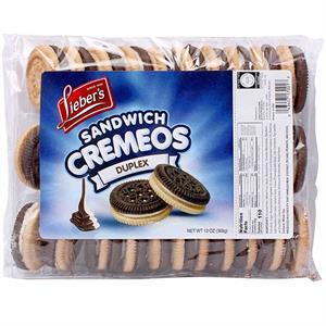 Lieber's Sandwich Cremeos Duplex Cookies, 13 Oz