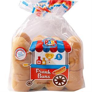 Pas Yisroel Hot Dog Buns, 8 Ct, 12 Oz