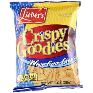 Lieber's Crispy Goodies Wavy Corn Chips, 1 Oz