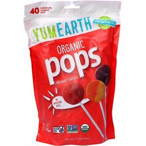 Yum Earth Organic Pops, 8.7 Oz