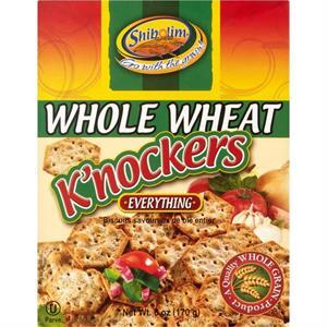 Shibolim Whole Wheat K'nockers Everything, 6 Oz