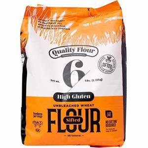Quality Flour High-Gluten Wheat Flour, 6 Lb