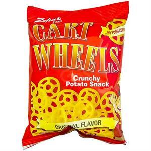 Zohar Cart Wheels Crunchy Potato Snack, Original Flavor, 4 Oz