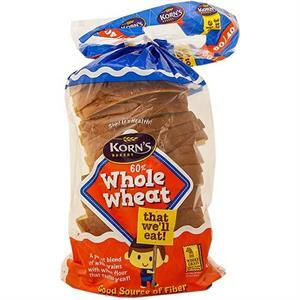 Korn's Bakery 60% Whole Wheat Bread, 28 Oz