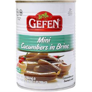 Gefen Cucumbers In Brine Mini 18-25, 19 Oz