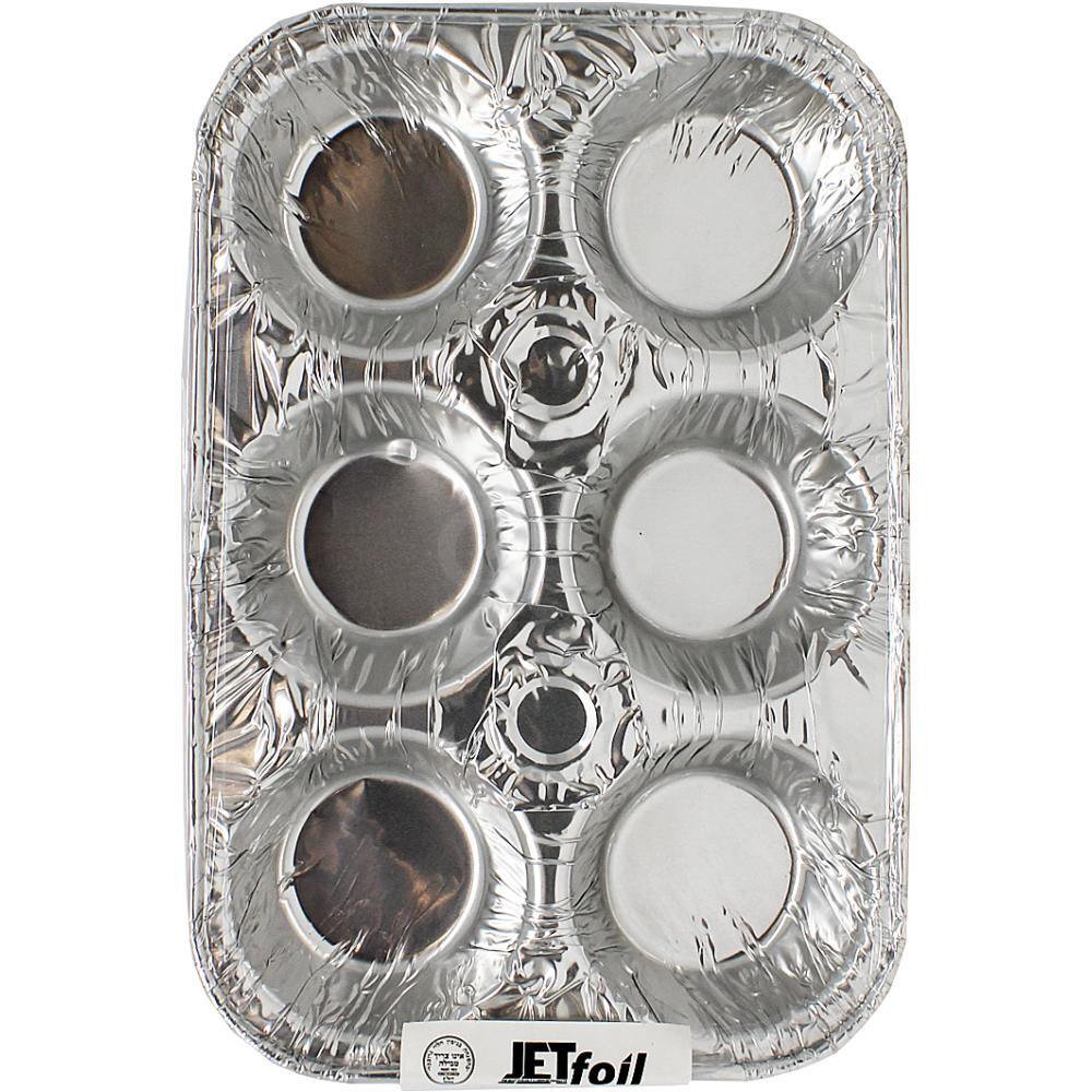 Jetfoil 6 Cavity Aluminum Muffin Pan, 4 Ct