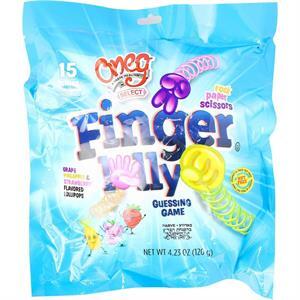 Oneg Finger Jelly Lollipops, 4.23 Oz