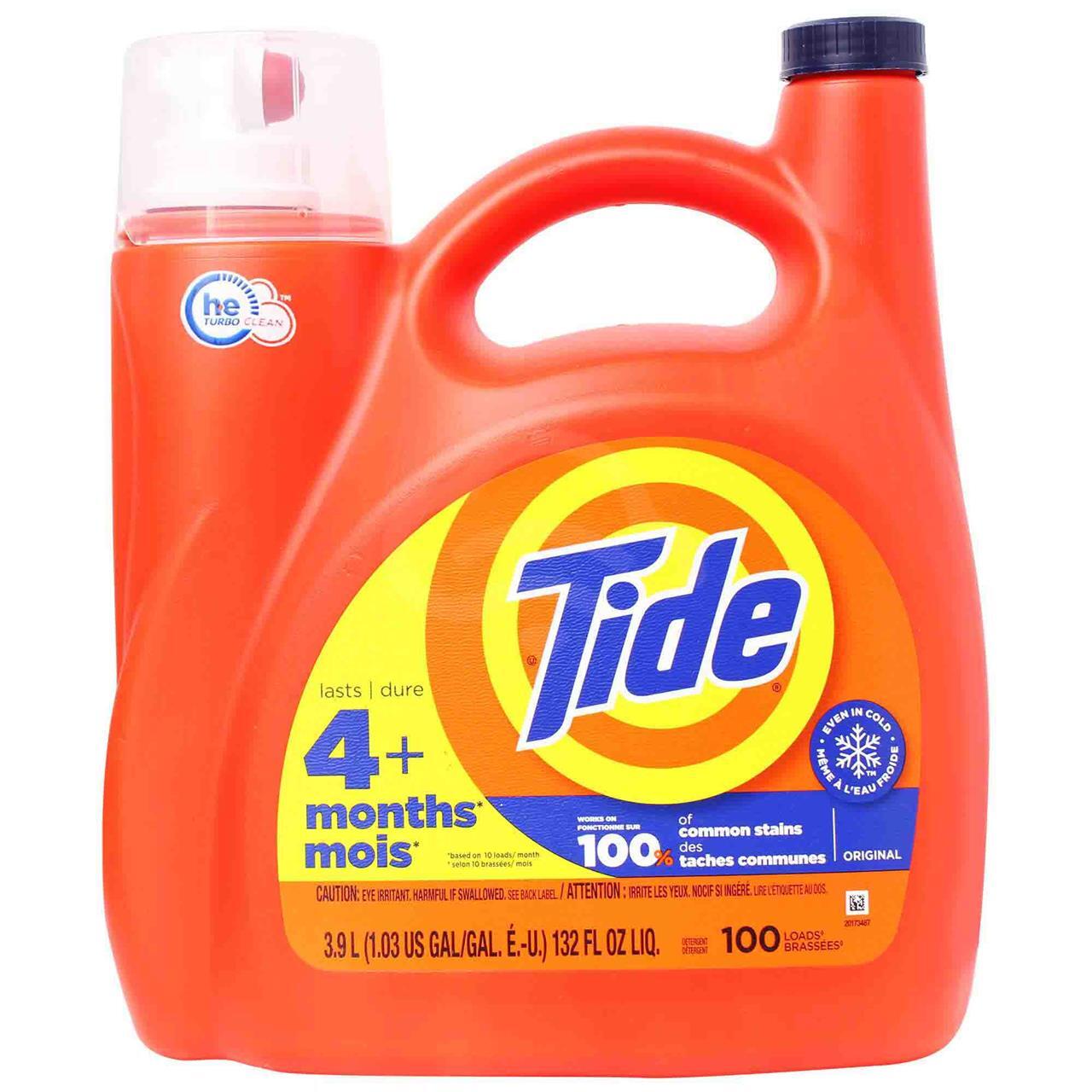 Tide Original HE Liquid Detergent, 132 Oz