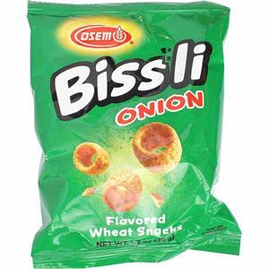Osem Bissli Onion Flavored Wheat Snacks, 1.23 Oz