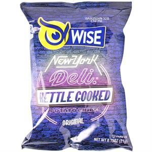 Wise New York Deli Kettle Cooked Potato Chips Original, .75 Oz