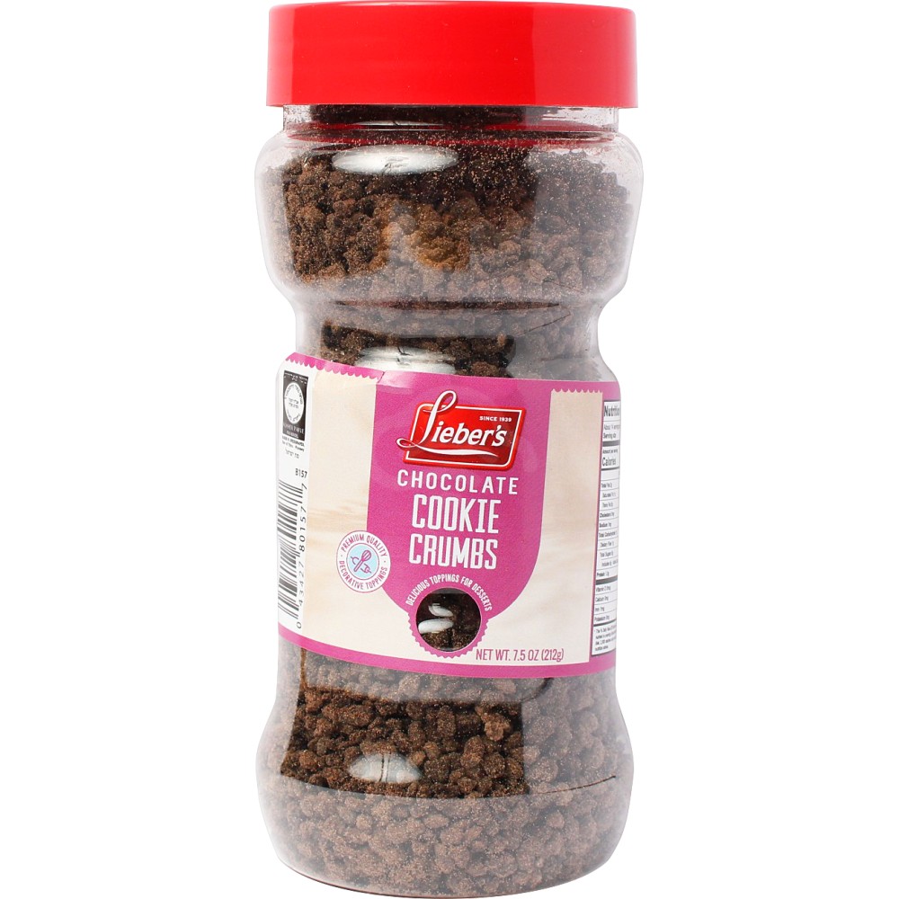Lieber's Chocolate Cookie Crumbs, 7.5 Oz