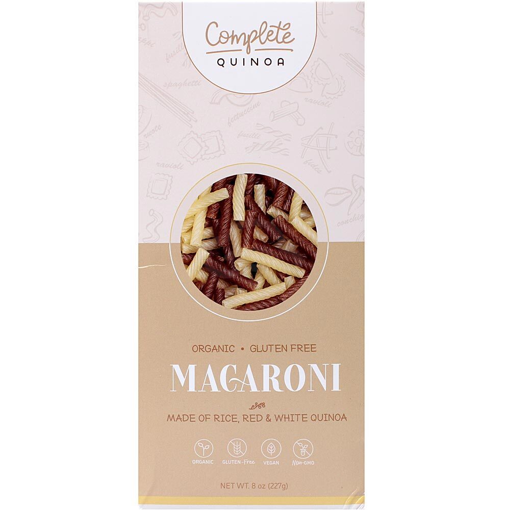 Complete Quinoa Organic Gluten Free Macaroni,  8 Oz
