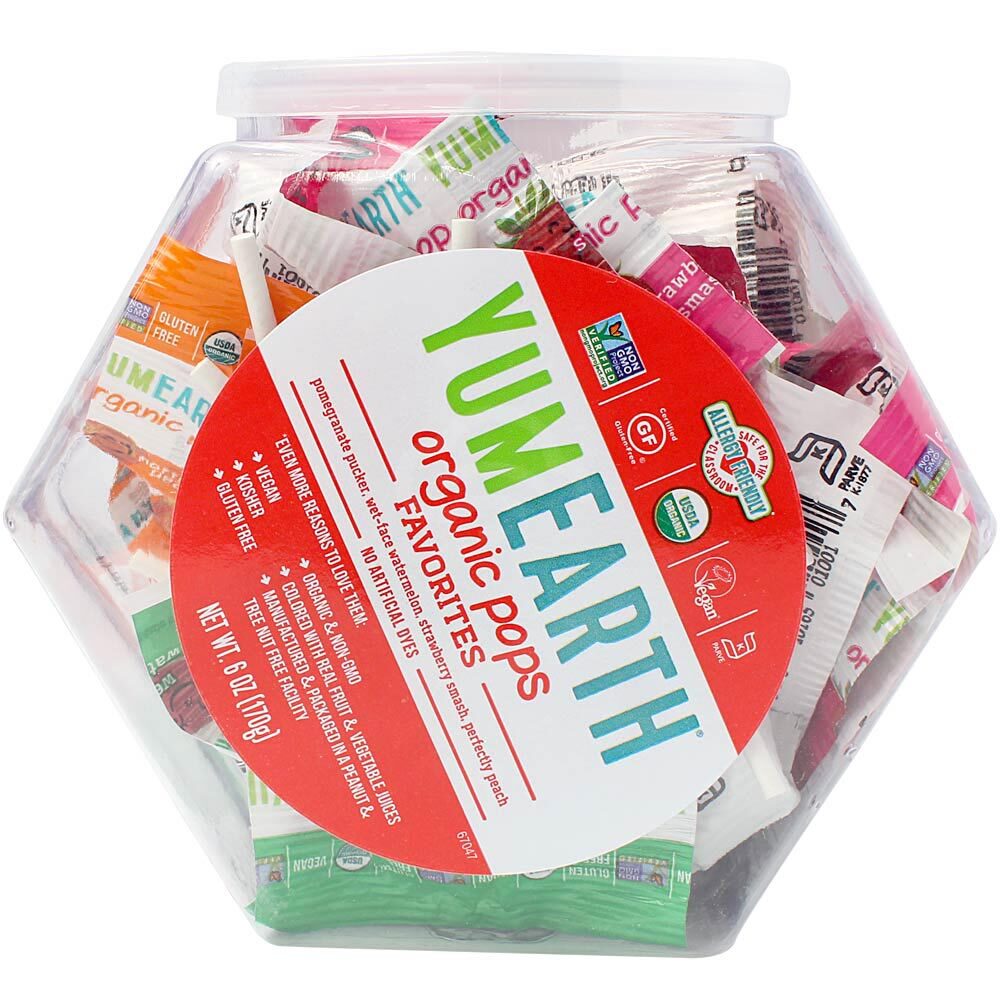 Yummy Earth Organic Pops, Assorted Fruit Flavors, 6 Oz