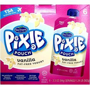 Norman's Pixie Pouch  Vanilla 3.3 Oz, 6 Ct