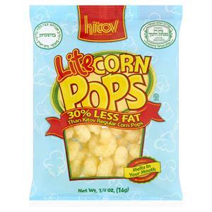 Kitov Lite Corn Pops, Less Fat, 0.5 Oz