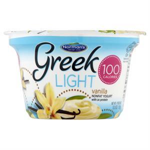 Norman's Greek Light Nonfat Vanilla Yogurt, 5.3 Oz