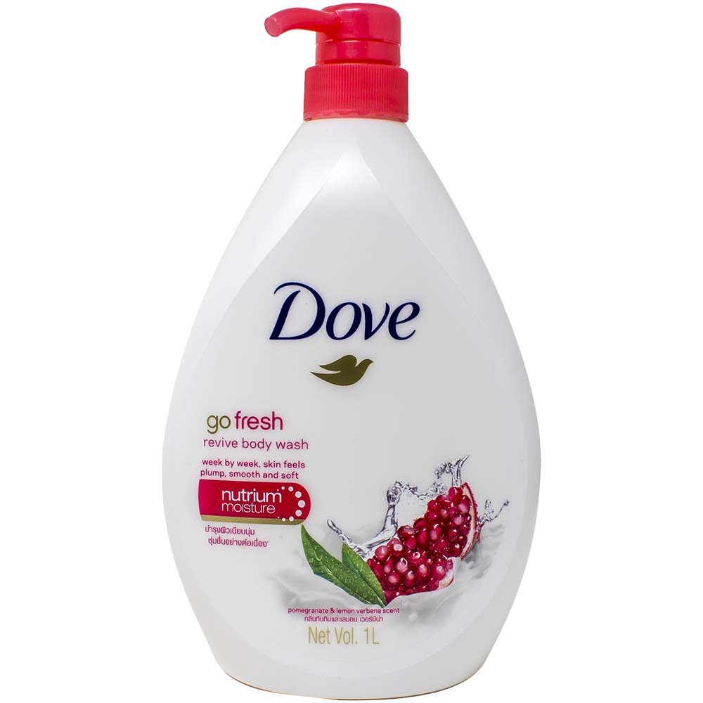 Dove Pomegranate & Lemon Verbena Body Wash With Pump, 33.8 Oz