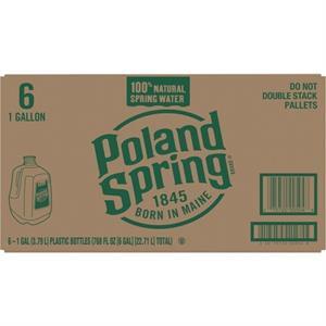 Poland Spring Natural Spring Water 1 Gal, 6 Ct